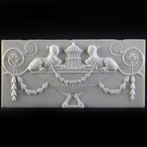 GEORGE III STYLE WHITE MARBLE