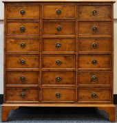 GEORGE III STYLE YEWWOOD 18-DR