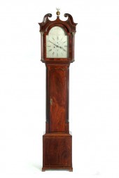 GEORGE III TALL CASE CLOCK.  S