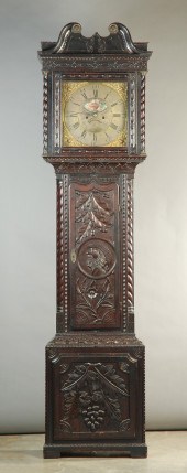 GEORGE III TALL CASE FLOOR CLO