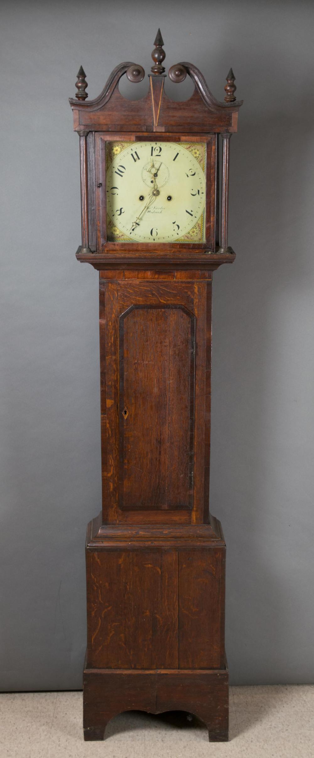GEORGE III TALL CASE FLOOR