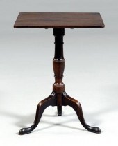 George III tilt-top candle sta