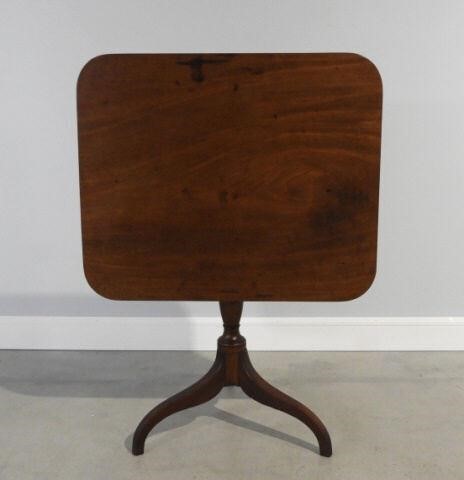 GEORGE III TILT-TOP TEA TABLE,