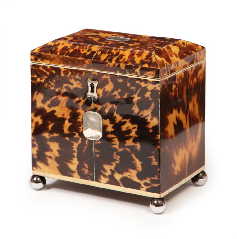 GEORGE III TORTOISESHELL TEA