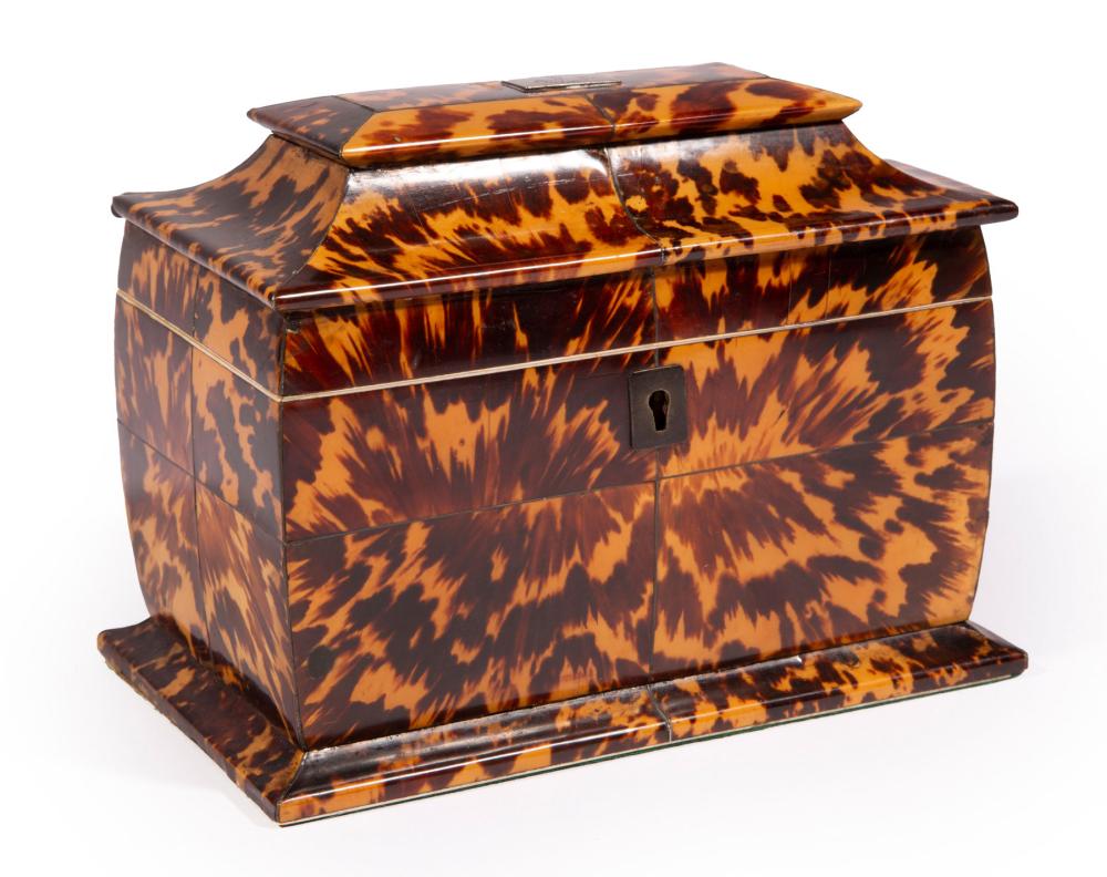 GEORGE III TORTOISESHELL TEA