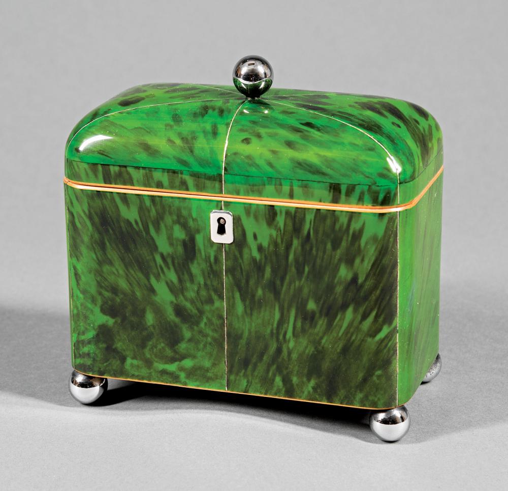GEORGE III TORTOISESHELL TEA
