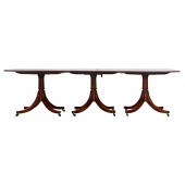GEORGE III TRIPLE PEDESTAL DIN