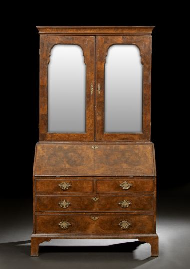 George III Walnut and Burlwood