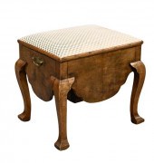 GEORGE III WALNUT COMMODE STOO