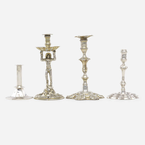 . George I/III taper sticks,