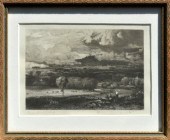George Innes etching, “Saco Ri