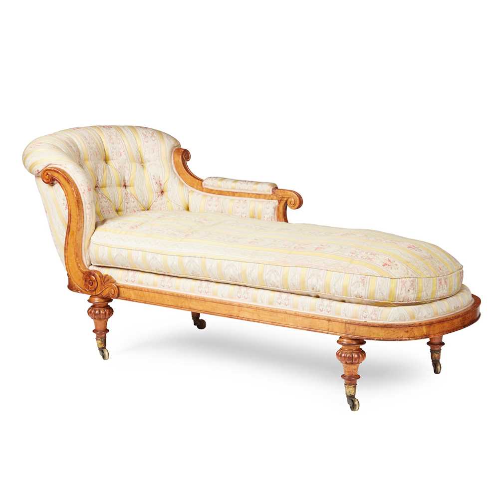 GEORGE IV BIRD'S EYE MAPLE CHAISE