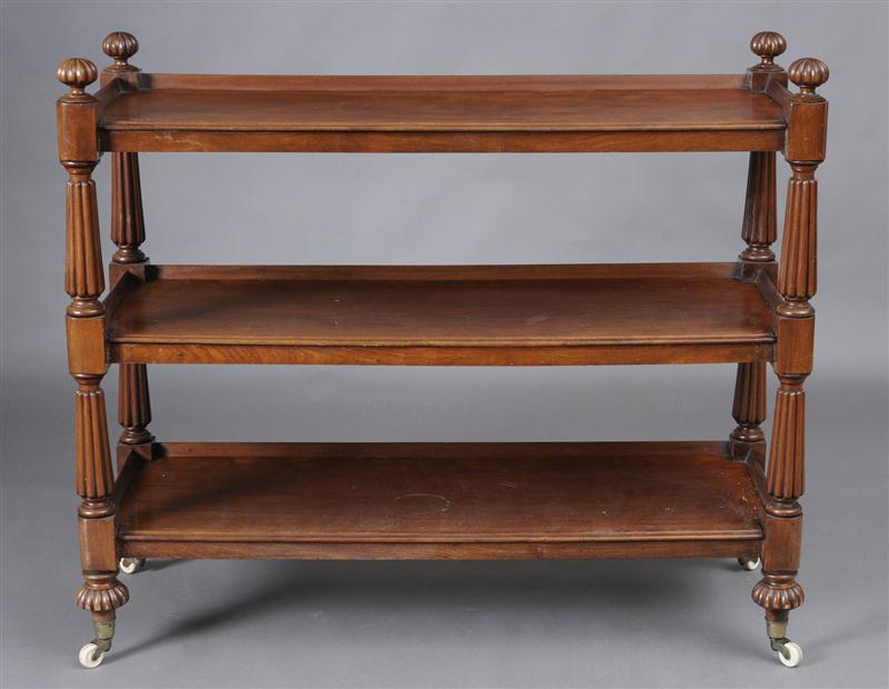 GEORGE IV CARVED MAHOGANY