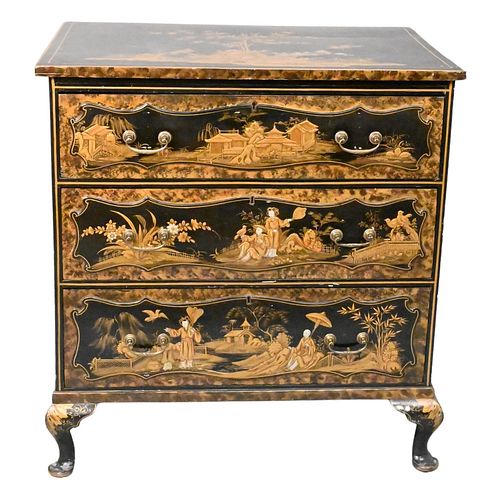 GEORGE IV CHINOISERIE DECORATED
