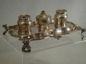 George IV English silver desk