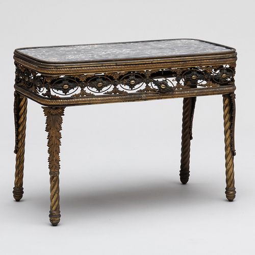 GEORGE IV GILT-METAL AND