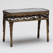 GEORGE IV GILT-METAL AND SCAGL