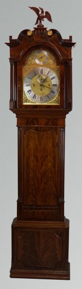 GEORGE IV INLAID MAHOGANY TALL