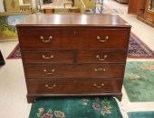 GEORGE IV MAHOGANY BUREAU SECR
