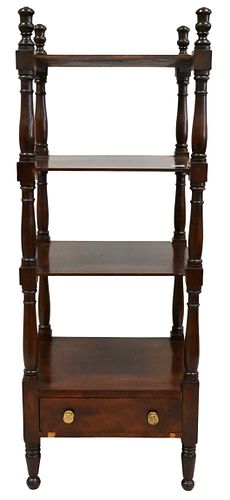 " GEORGE IV MAHOGANY ETEGERE"George