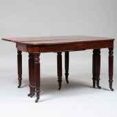 GEORGE IV MAHOGANY EXTENDING D