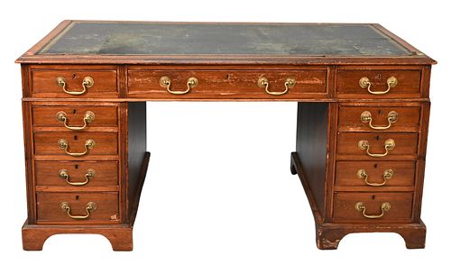 GEORGE IV MAHOGANY KNEEHOLE