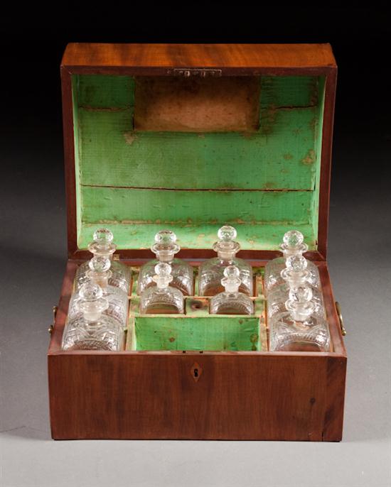 George IV mahogany liquor cabinet