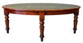GEORGE IV MAHOGANY OVAL WRITIN