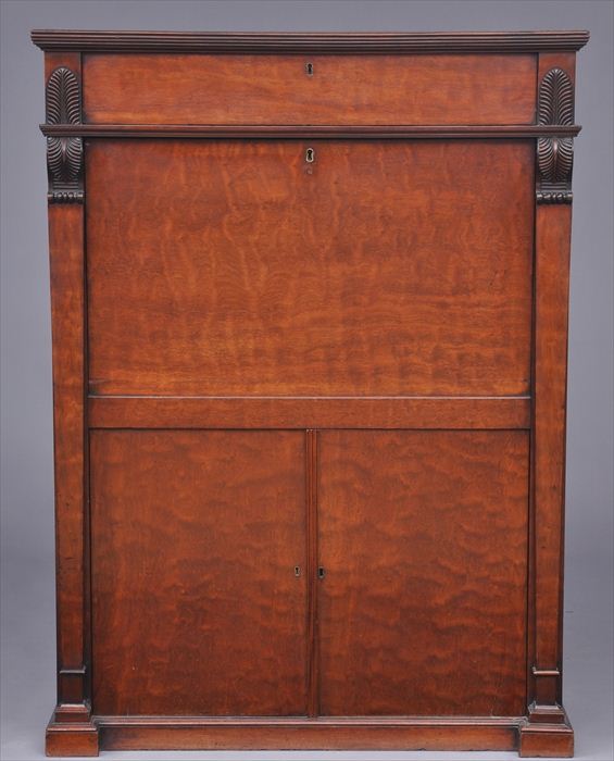 GEORGE IV MAHOGANY SECRÃ‰TAIRE Ã€