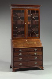 George IV Mahogany Secretary-B