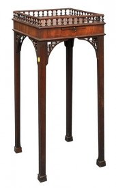 GEORGE IV MAHOGANY STAND, HAVI