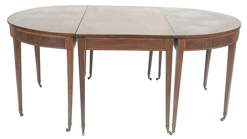 GEORGE IV MAHOGANY THREE PART