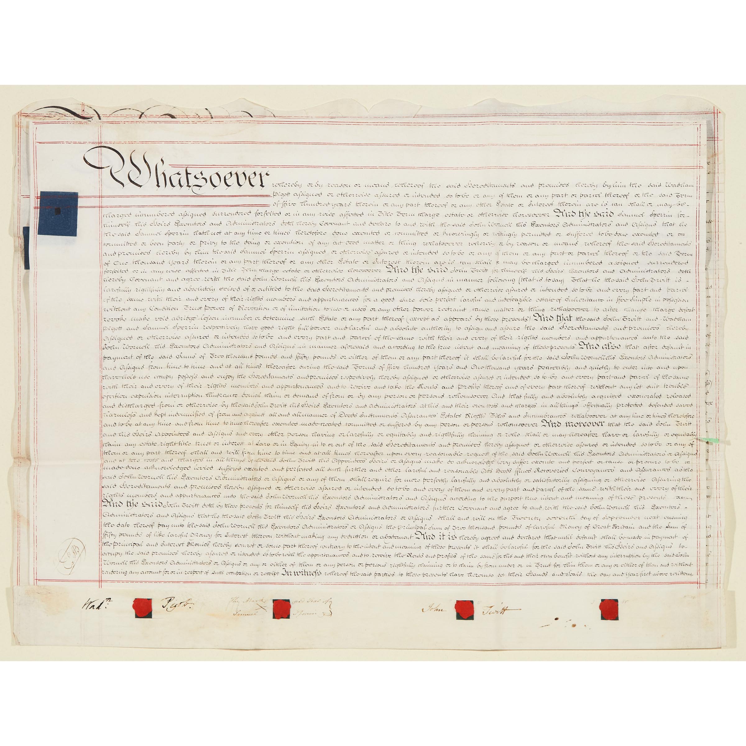 George IV Mortgage Indenture,