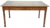GEORGE IV OAK WRITING TABLE, W
