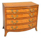 GEORGE IV SATINWOOD CHEST HAVI