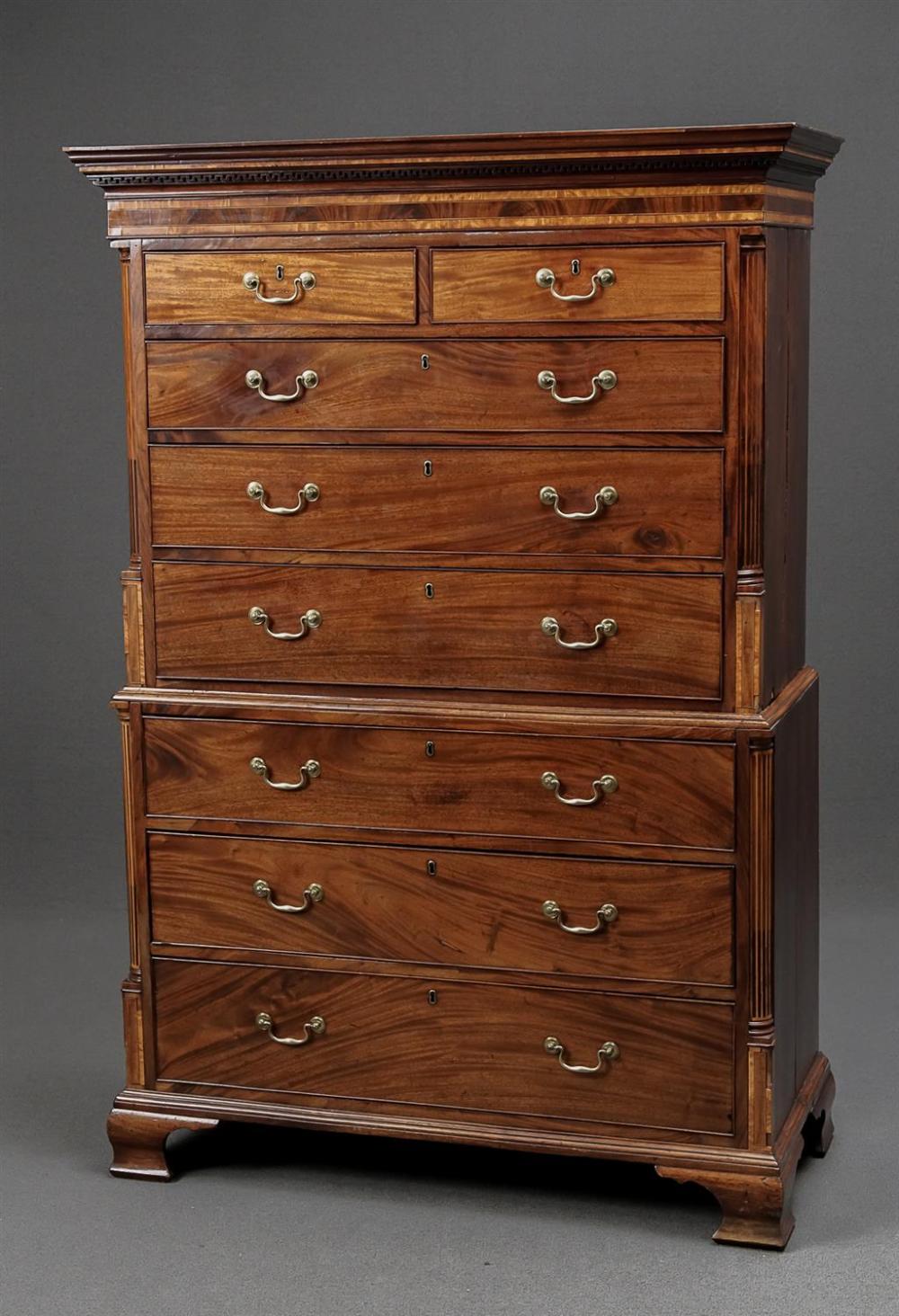 GEORGE IV SATINWOOD INLAID MAHOGANY