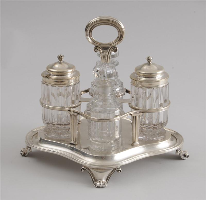 GEORGE IV SILVER CRUET FRAME