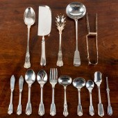 GEORGE IV SILVER FLATWARE SERV