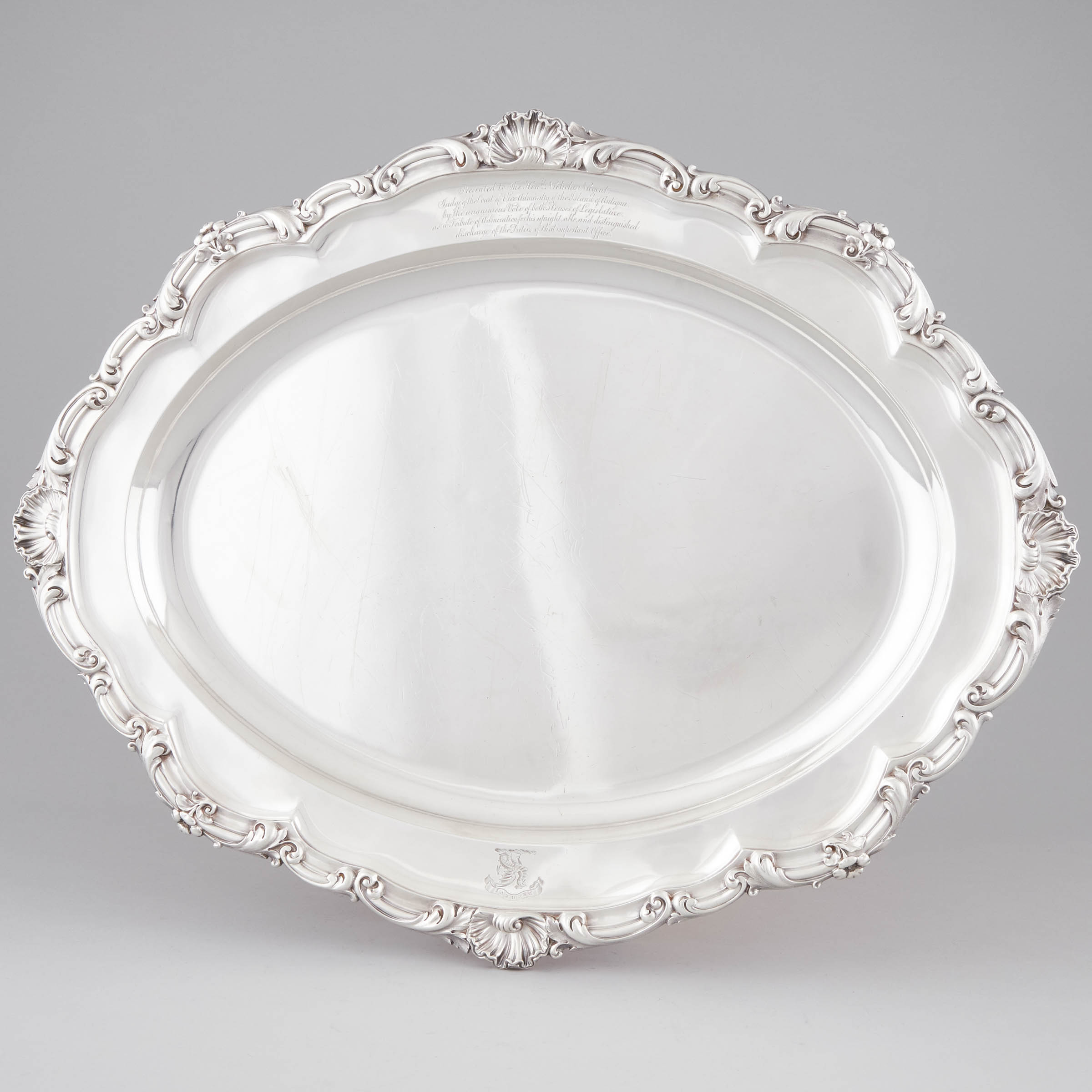 George IV Silver Meat Platter