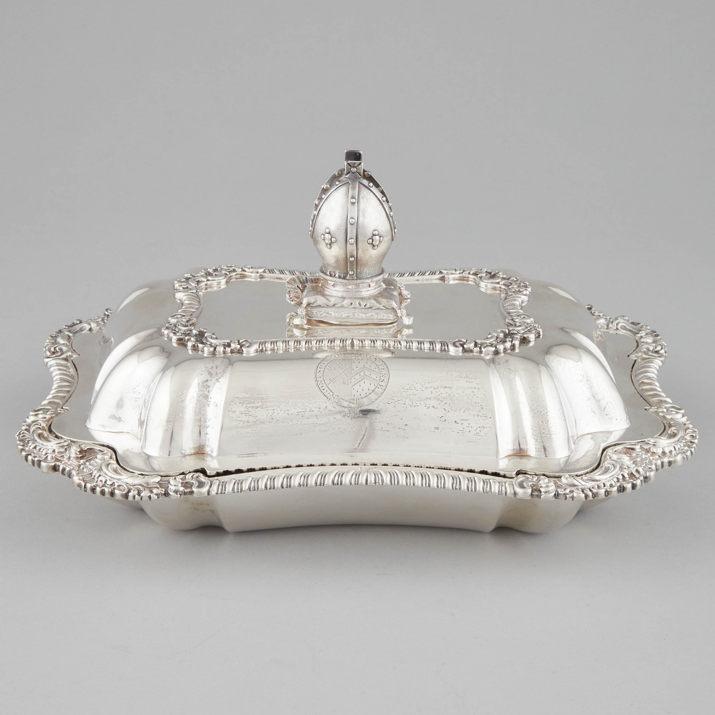 George IV Silver Rectangular Entrée