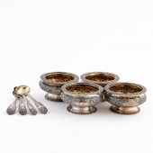 GEORGE IV SILVER SALT CELLARS