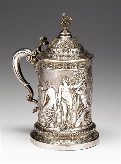 George IV sterling silver tankard