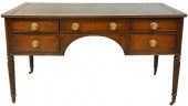 GEORGE IV STYLE MAHOGANY DESKG