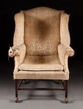 George IV style mahogany uphol