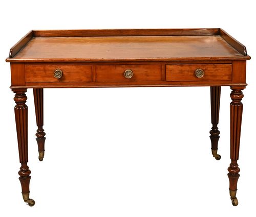GEORGE IV STYLE MAHOGANY WRITING