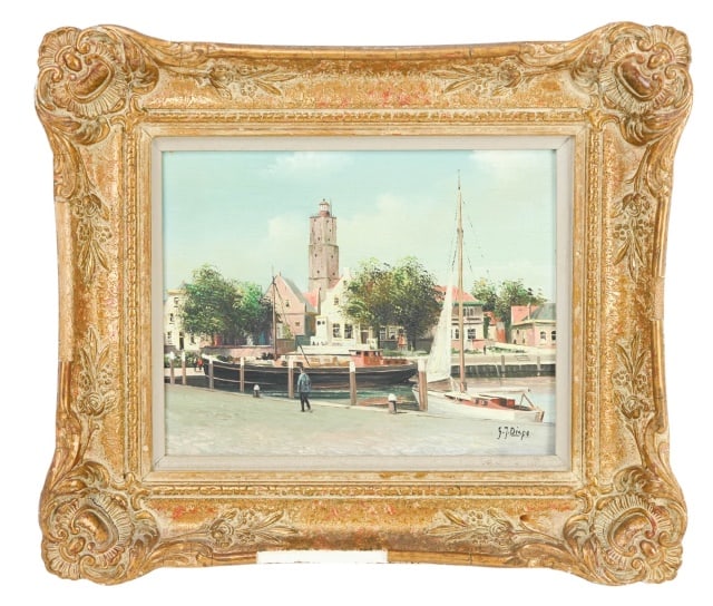 GEORGE JAN DISPO SIGNED OIL