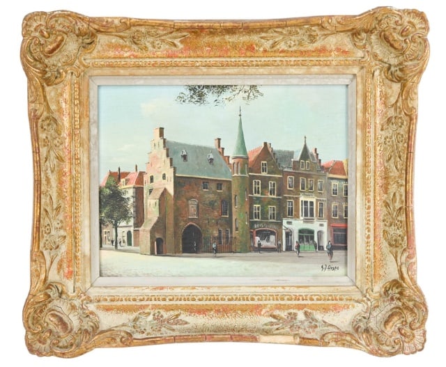 GEORGE JAN DISPO SIGNED OIL
