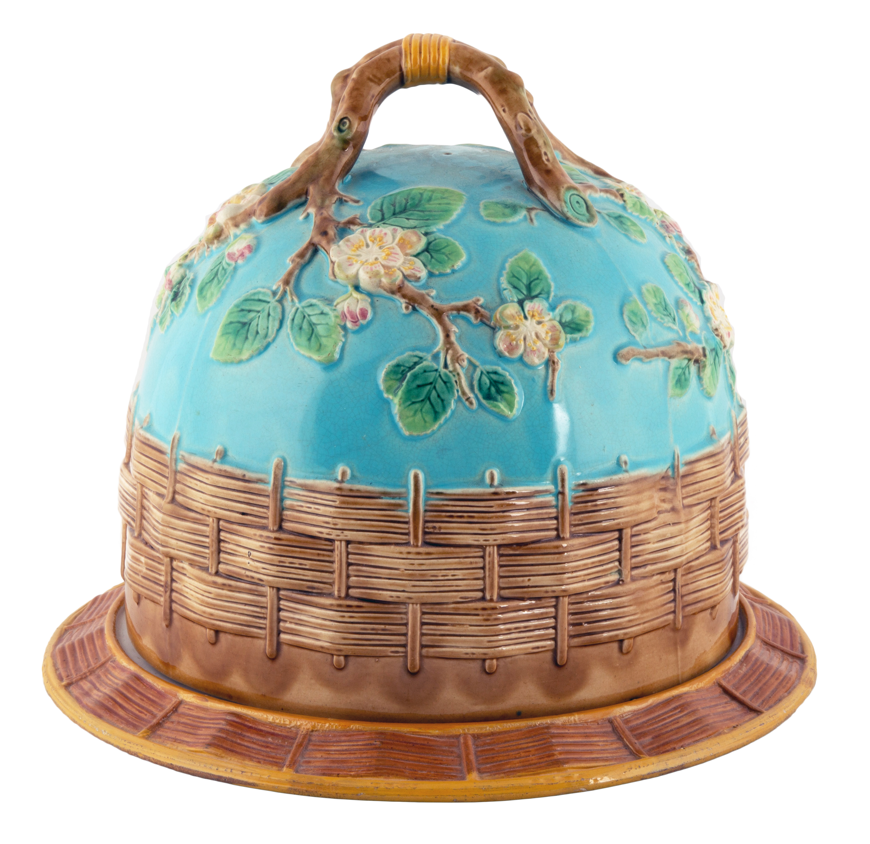 GEORGE JONES, MAJOLICA CHEESE