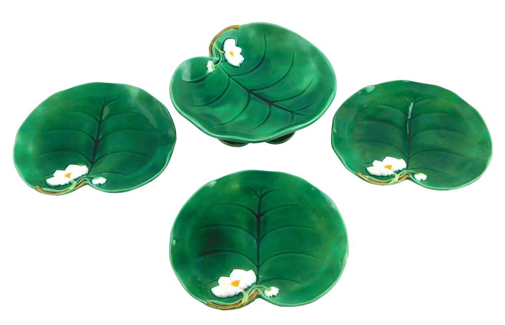 GEORGE JONES MAJOLICA "POND LILY"