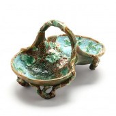 GEORGE JONES MAJOLICA STRAWBER